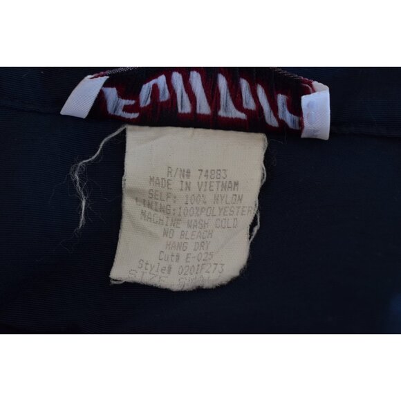 Vintage 90s Navy Nylon/Poly Windbreaker size Small - Picture 5 of 10